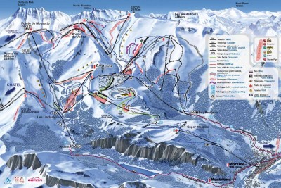 Port du Soleil Piste Map