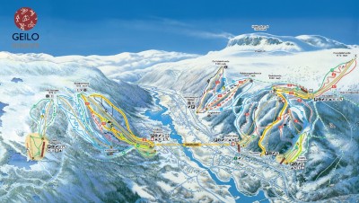 Geilo Piste Map