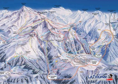 Tzoumaz Piste Map