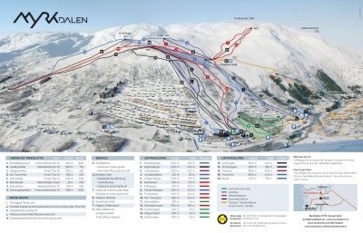 Voss Piste Map